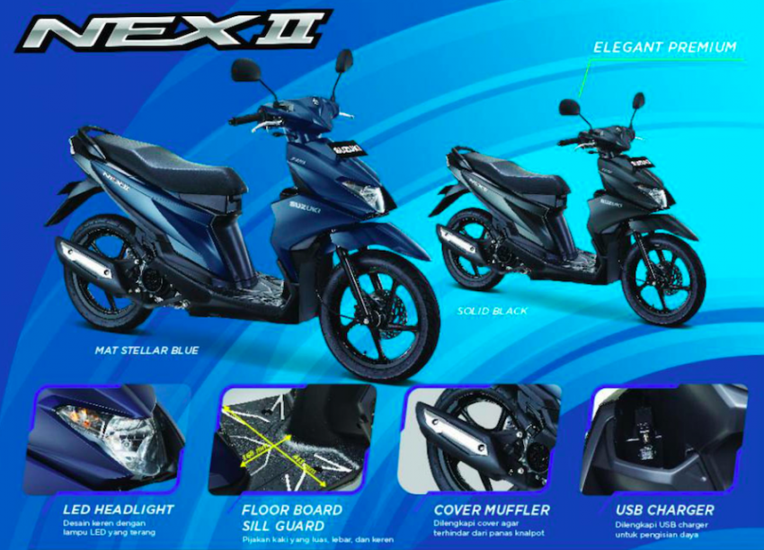 Suzuki Nex II in Indonesia – from RM3,913 to RM4,109 821180