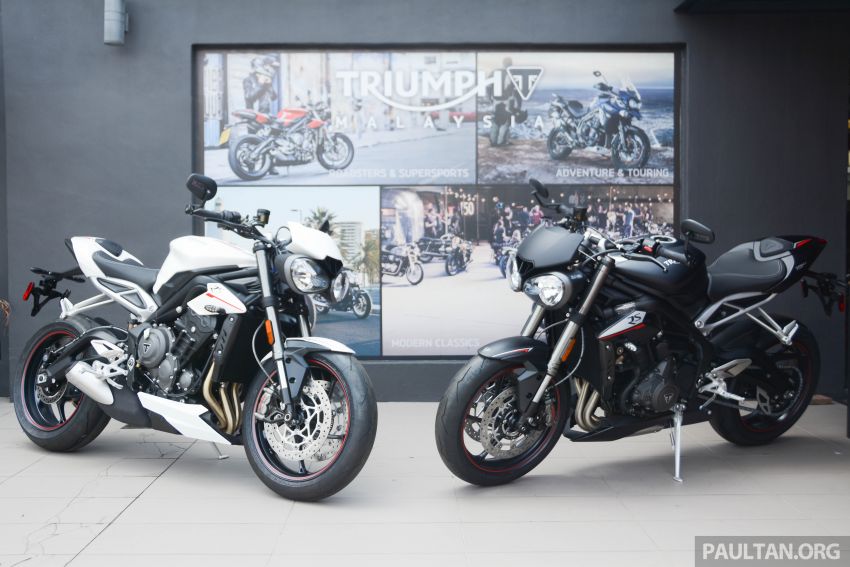 2019 Triumph Street Triple 765RS in new colours – priced at RM62,900, 765S at RM49k, 765R at RM57k 818044