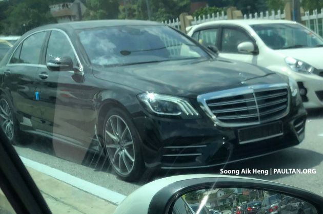 SPIED: W222 Mercedes-Benz S-Class facelift in M’sia
