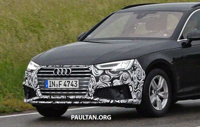 SPYSHOTS: B9 Audi A4 Avant facelift seen testing 820780