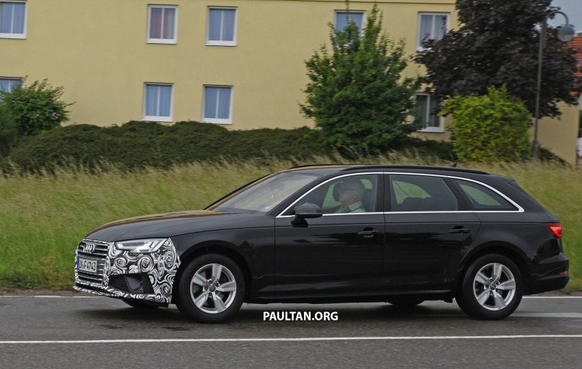 SPYSHOTS: B9 Audi A4 Avant facelift seen testing 820784