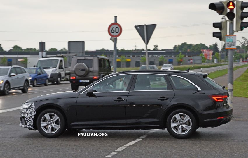 SPYSHOTS: B9 Audi A4 Avant facelift seen testing 820786