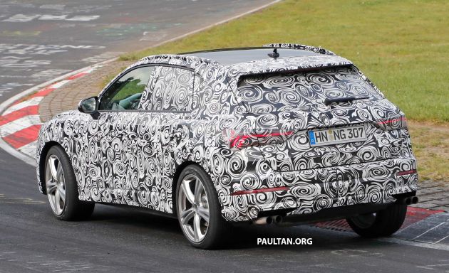 SPYSHOTS: Audi RS Q3 testing at the Nurburgring