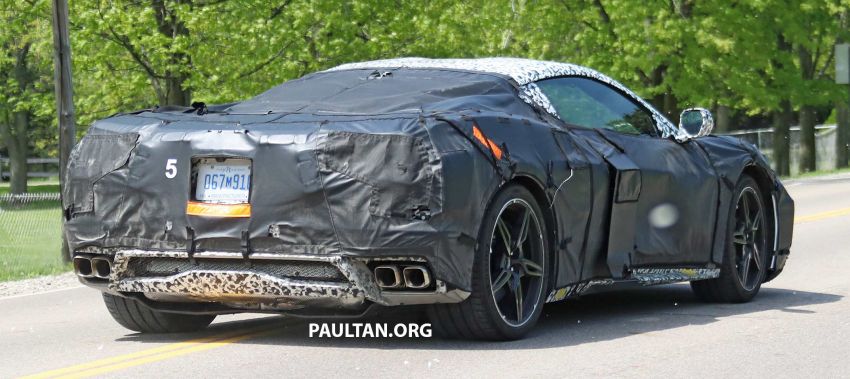 SPIED: Mid-engined Chevrolet Corvette spotted again 819578