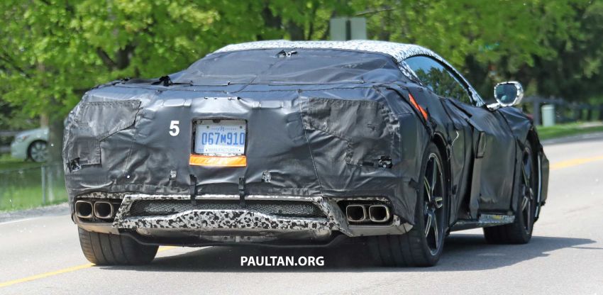 SPIED: Mid-engined Chevrolet Corvette spotted again 819579