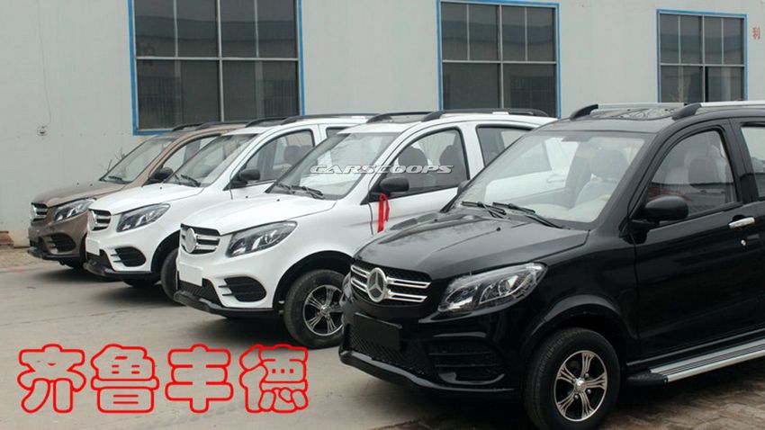 Mercedes GLE, Range Rover Evoque cloned in China 821655
