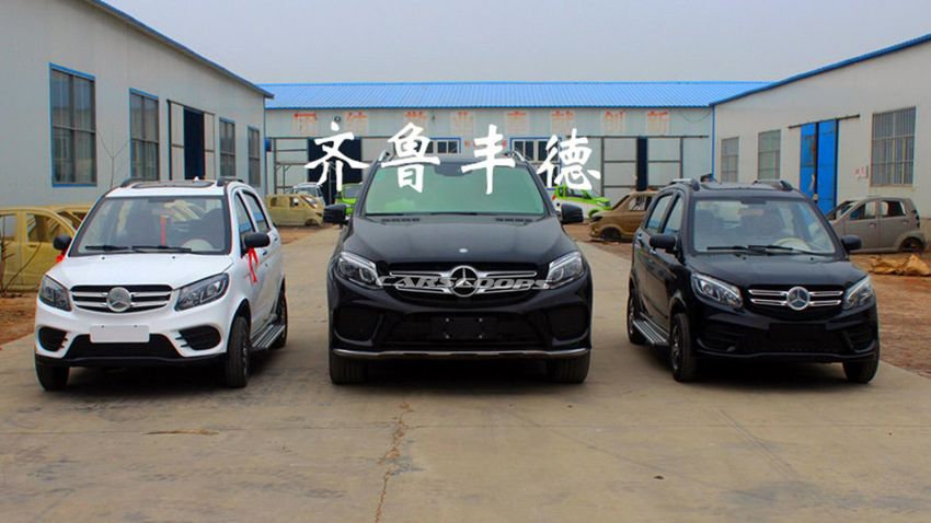 Mercedes GLE, Range Rover Evoque cloned in China 821661