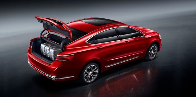 Geely Borui GE – pilihan hibrid MHEV dan PHEV, enjin turbo 1.5L tiga-silinder dibina bersama Volvo