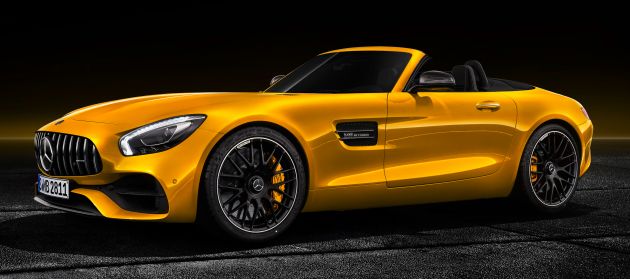 Mercedes-AMG GT S Roadster – GT bumbung boleh buka ketiga, kuasa 515 hp, tork 670 Nm dari enjin V8