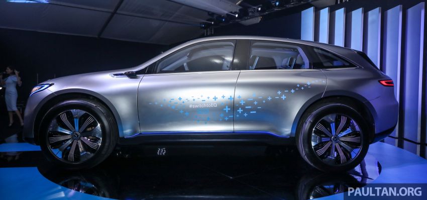 Mercedes-Benz Concept EQ – all-electric study fronts the EQ Brand Exhibition at Desa Park City in KL 814797