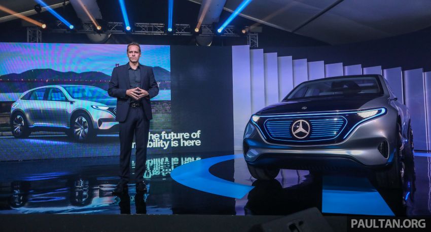 Mercedes-Benz Concept EQ – all-electric study fronts the EQ Brand Exhibition at Desa Park City in KL 814791