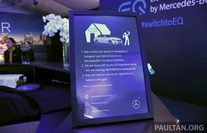 Mercedes-Benz Concept EQ dipertontonkan dalam EQ Brand Exhibition di Desa Park City, Kuala Lumpur 814978