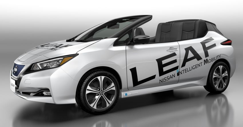 Nissan Leaf Open Car – one-off electric vehicle shown 821622
