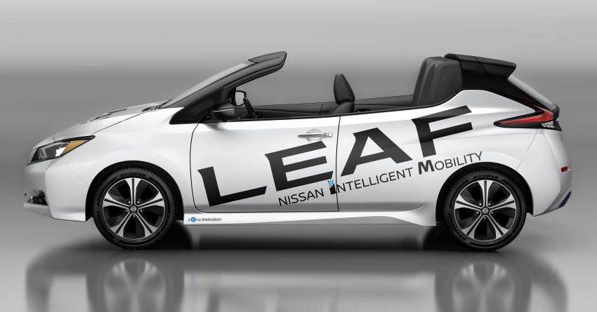 Nissan Leaf Open Car – one-off electric vehicle shown 821624