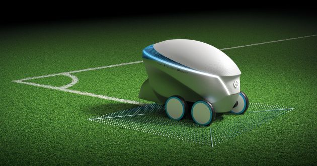 Nissan Pitch-R – drawing football fields made easy