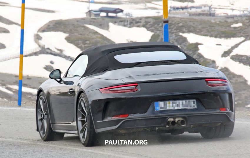 SPYSHOTS: Porsche 911 Speedster spotted in the wild 819717