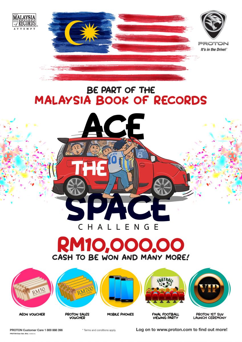Proton Ace The Space Challenge – squeezing in to win attractive prizes, be part of Malaysia’s record books 822648