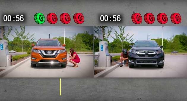 Sistem Nissan <em>Easy Fill Tire Alert</em> untuk pasaran Amerika Syarikat – mudahkan anda pam angin tayar