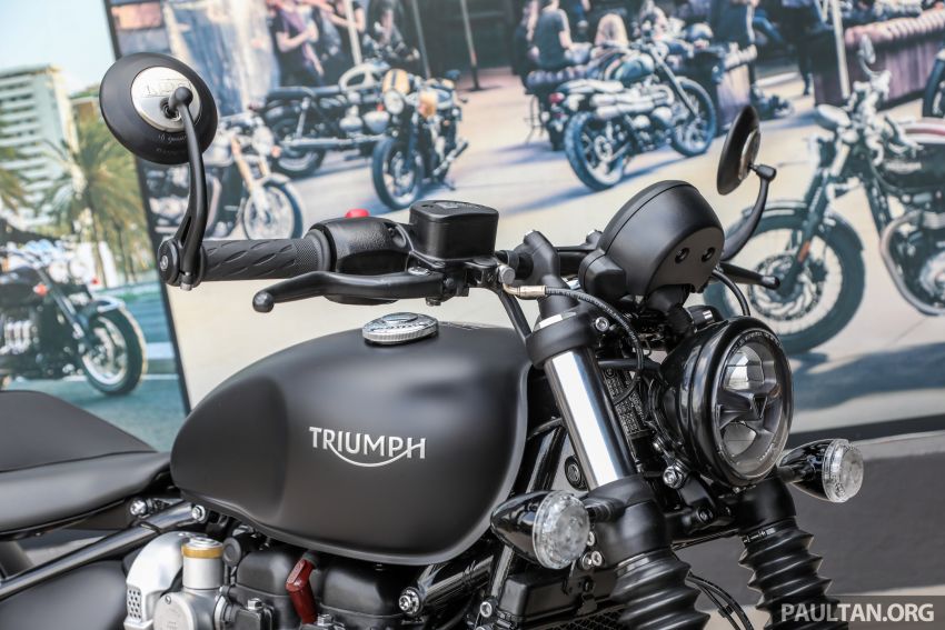 REVIEW: 2018 Triumph Bonneville Bobber Black – muscular retro-styled classic riding, RM74,900 817082