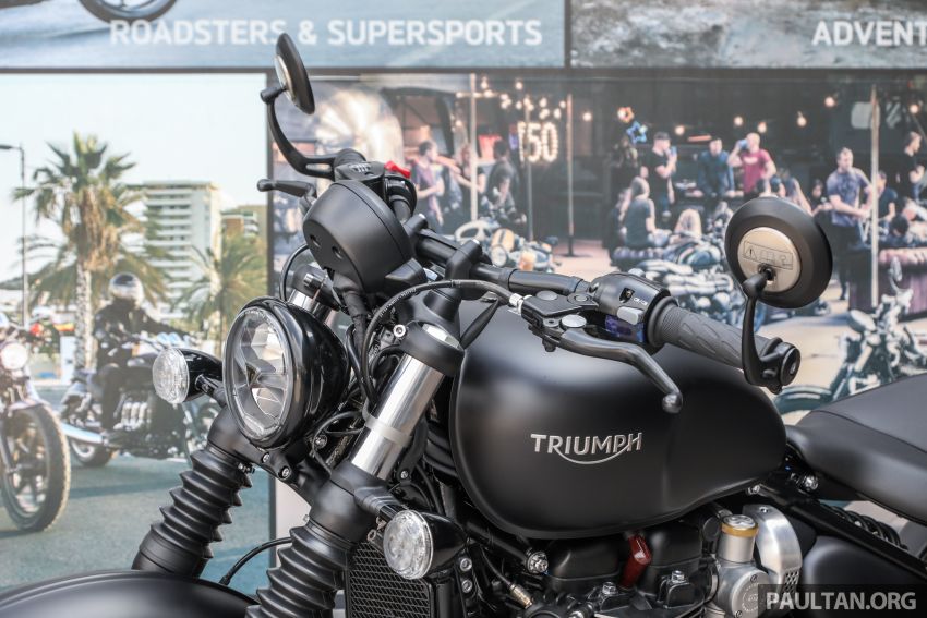 REVIEW: 2018 Triumph Bonneville Bobber Black – muscular retro-styled classic riding, RM74,900 817085