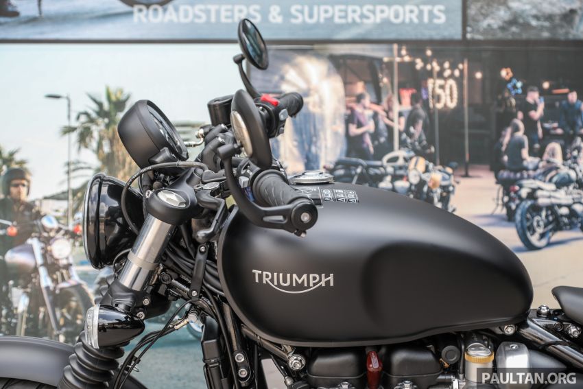 REVIEW: 2018 Triumph Bonneville Bobber Black – muscular retro-styled classic riding, RM74,900 817087