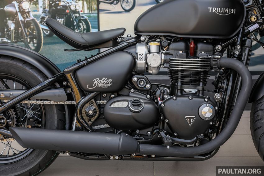 REVIEW: 2018 Triumph Bonneville Bobber Black – muscular retro-styled classic riding, RM74,900 817096