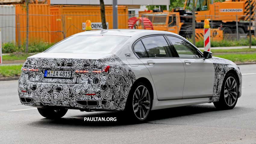 SPIED: 2019 BMW M760Li LCI seen, sheds more camo 832355