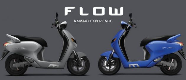 Twenty Two Motors Flow – skuter elektrik pintar dari India dengan sambungan Bluetooth dan sistem GPS