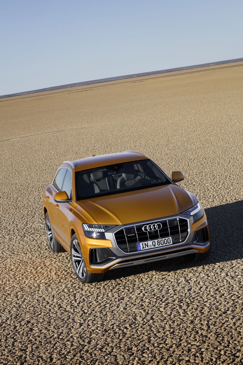 Audi Q8 officially revealed to take on the BMW X6 824205
