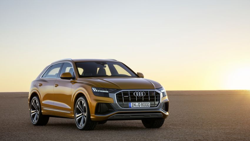 Audi Q8 officially revealed to take on the BMW X6 824208