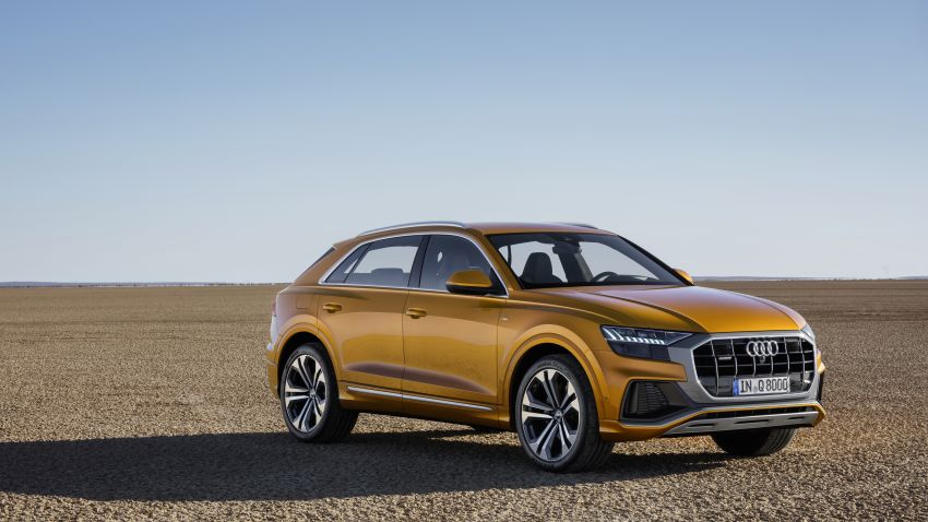Audi Q8 officially revealed to take on the BMW X6 824212