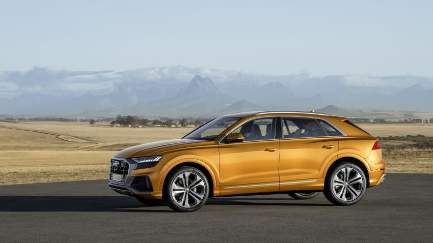 Audi Q8 officially revealed to take on the BMW X6 824213