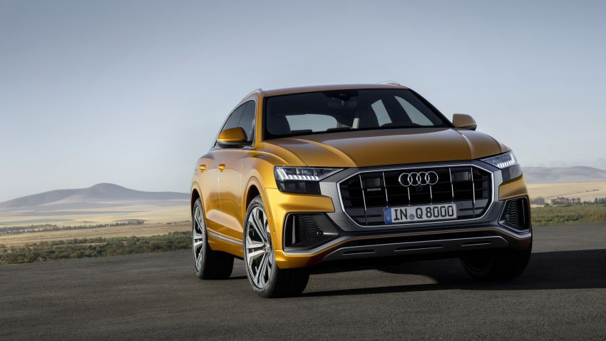 Audi Q8 officially revealed to take on the BMW X6 824214