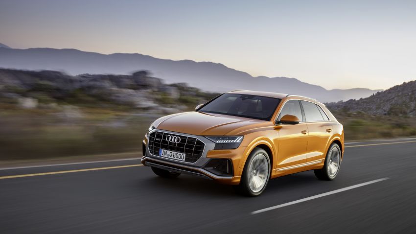 Audi Q8 officially revealed to take on the BMW X6 824215