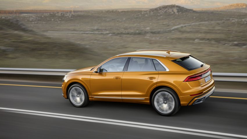 Audi Q8 officially revealed to take on the BMW X6 824216