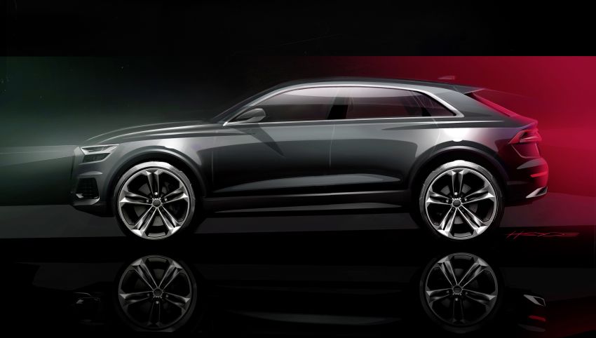 Audi Q8 officially revealed to take on the BMW X6 824231