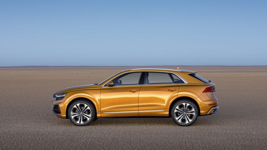 Audi Q8 officially revealed to take on the BMW X6 824203