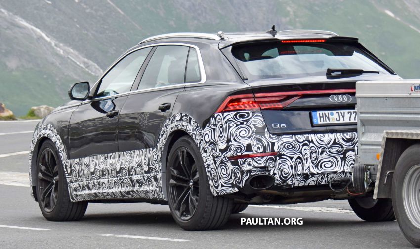 SPYSHOTS: Audi RS Q8 spotted road-testing again 827856