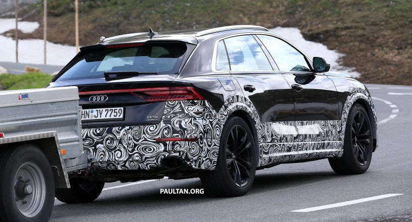 SPYSHOTS: Audi RS Q8 spotted road-testing again 827840