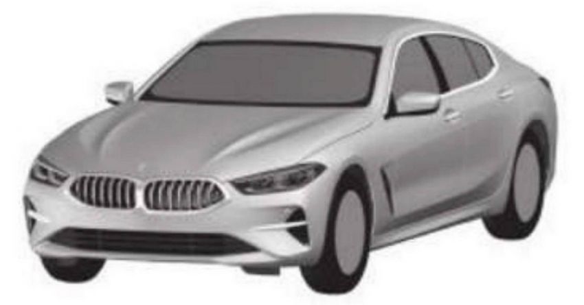 BMW 8 Series Gran Coupe, Convertible patents seen 828620