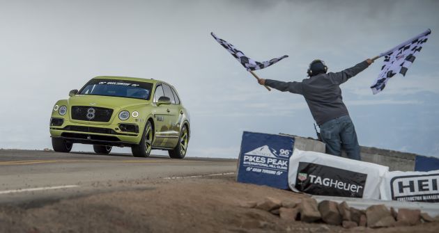 Bentley Bentayga sets new SUV record at Pikes Peak – celebratory limited edition revealed, only 10 units