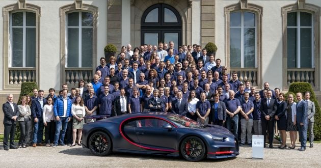 Bugatti builds the 100th Chiron – costs RM13 million