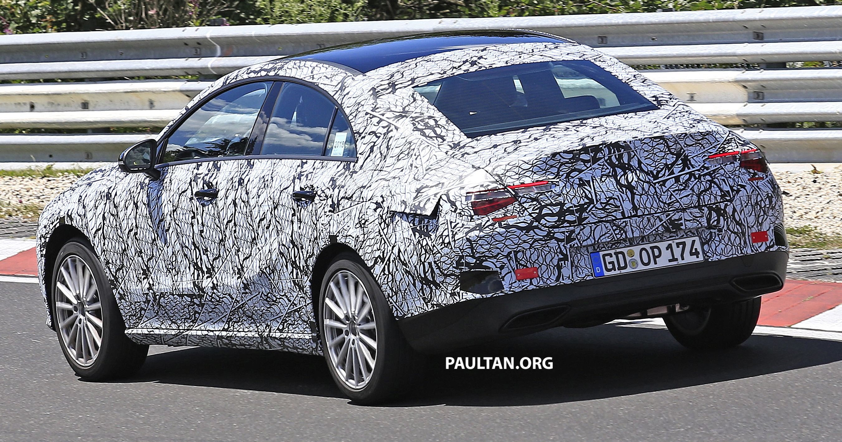 SPIED: C118 Mercedes-Benz CLA drops more camo