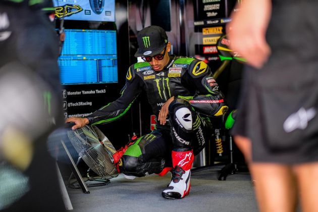 MotoGP: Hafizh Syahrin jatuh <em>highside</em> di Barcelona