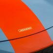 McLaren 675LT dengan <em>livery</em> perlumbaan Gulf F1 GTR – binaan khas untuk Tunku Temenggong Johor