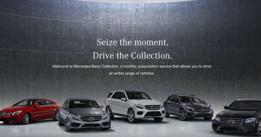 Mercedes-Benz Collection subscription service launches in the US – three tiers from RM4,348/month 824325