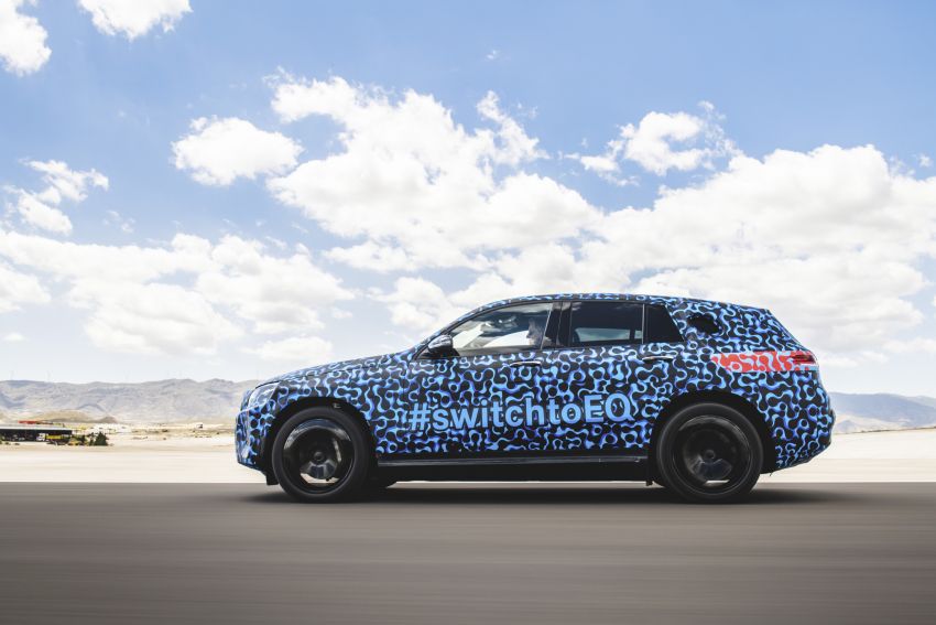 Mercedes-Benz EQC electric SUV goes testing in Spain 828510