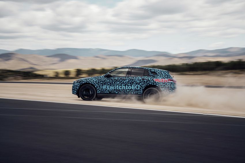 Mercedes-Benz EQC electric SUV goes testing in Spain 828514