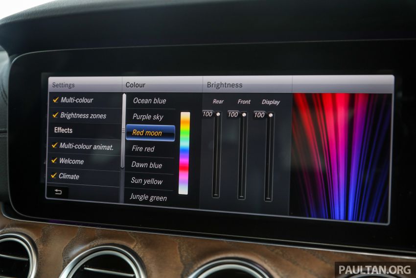 W213 Mercedes-Benz E-Class gets MY2018 updates – EQ Power branding for E350e, new ambient lighting 827275