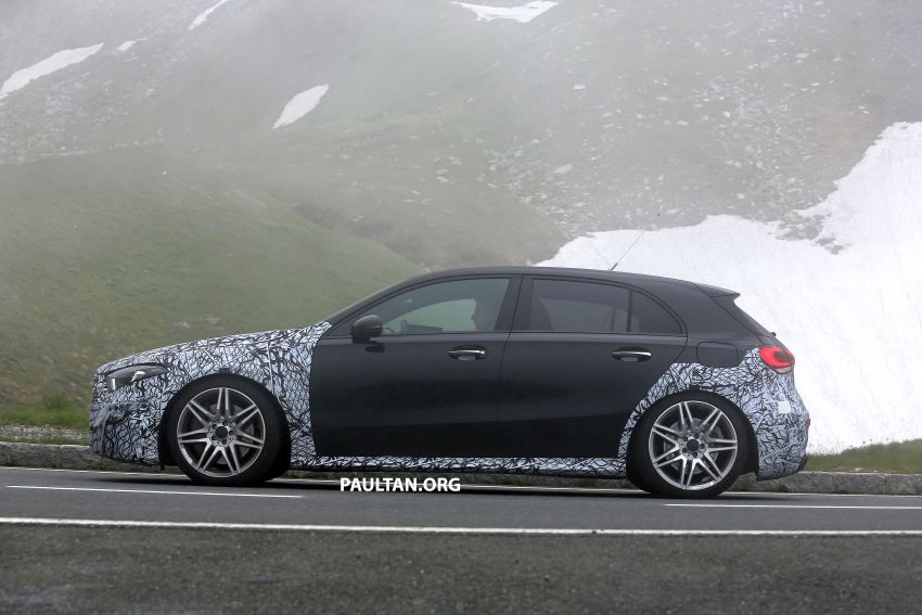 SPIED: New Mercedes-AMG A45 is really aggressive 828808